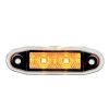 Boreman - EASY FIT FLUSH FIT MARKER LAMP â AMBER â PART NO.: 1001-4500-A/1001-4550-A