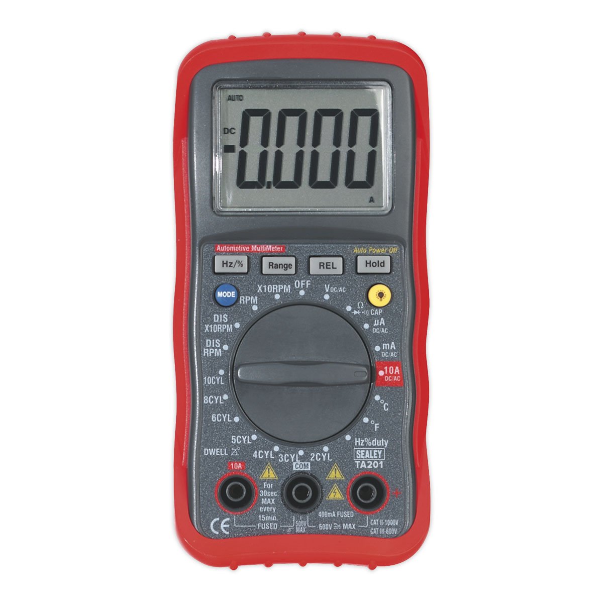 Sealey 13-Function Digital Automotive Analyser with Inductive Coupler ...