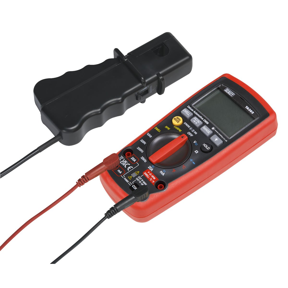 Sealey 12-Function Digital Automotive Analyser with Inductive Coupler ...