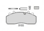 Brake Pad Full Kit DAF LF55 LF45 SAF SK RB 9019 SK RB 9019 SK RS 11019 SK RZ 9019 SK RZ 11019 B9 19W BI9 19W