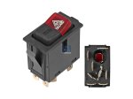 DT Spare Parts - Hazard warning switch - 3.33341