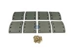 DT Spare Parts - Drum brake lining kit - 10.33004