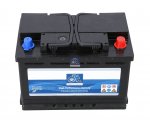 Starter battery, sealed, maintenance-free 12 V, 680 A, 74 Ah, L: 278 mm, W: 175 mm, H: 190 mm DT Spare Parts 9.67430SP