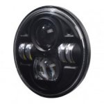 Durite - LED Headlamp, 7" round, 12/24V, RHD  - 0-422-55