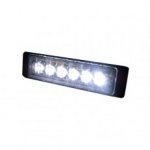 Durite - LED Warning Light 6 White 12/24volt  - 0-441-07