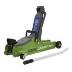 Sealey Low Profile Short Chassis Trolley Jack 2 Tonne - Green