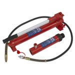 Sealey SuperSnap® Push Ram with Pump & Hose Assembly 10 Tonne