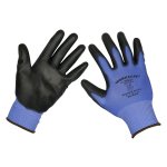 Sealey Worksafe® Lightweight Precision Grip Gloves, Large - Pair