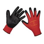 Sealey Worksafe® Nitrile Foam Gloves, Large - Pair