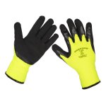 Sealey Worksafe® Thermal Super Grip Gloves, Large - Pack of 12 Pairs