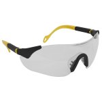 Sealey Worksafe® Sports Style Clear Safety Glasses with Adjustable Arms