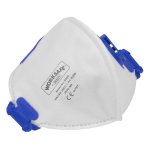 Sealey Worksafe® Valved Fold Flat Mask FFP2 - Pack of 10