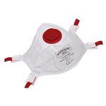 Sealey Worksafe® FFP3 Valved Cup Mask - Pack of 10