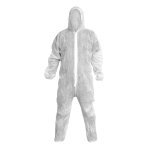 Sealey Worksafe® Disposable Coverall, White - X-Large