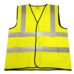 Sealey Worksafe® Hi-Vis Yellow Waistcoat - Large