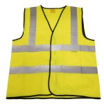 Sealey Worksafe® Hi-Vis Yellow Waistcoat - Medium