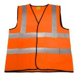 Sealey Worksafe® Hi-Vis Orange Waistcoat - Medium