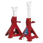 Sealey Axle Stands (Pair) 3 Tonne Capacity per Stand Auto Rise Ratchet