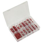 Sealey Crimp Terminal Assortment 260pc - Red