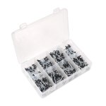 Sealey Rivet Assortment Black Anodised 200pc