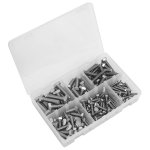 Sealey Stainless Steel Setscrew Assortment M5-M10 150pc