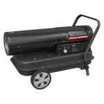 Sealey Space Warmer® Kerosene/Diesel Heater 135,000Btu/hr with Wheels