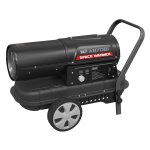 Sealey Space Warmer® Kerosene/Diesel Heater with Wheels 70,000Btu/hr