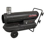 Sealey Space Warmer® Indirect Kerosene/Diesel Heater 102,000Btu/hr with Wheels