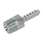 Sealey PCL Screwed Tailpiece Male 1/4"BSPT - 3/16" Hose - Pack of 5