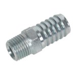 Sealey PCL Screwed Tailpiece Male 1/4"BSPT - 1/2" Hose - Pack of 5