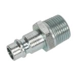 Sealey PCL Screwed Adaptor Male 3/8"BSPT - Pack of 2