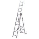 Sealey Extension Combination Ladder 3 x 7 Aluminium - EN 131