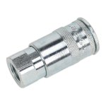 Sealey PCL Coupling Body Female 1/4"BSP - Pack of 5