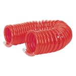 Sealey PU Coiled Air Hose with 1/4"BSP Unions 10m x 8mm