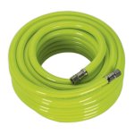 Sealey High-Visibility Air Hose with 1/4"BSP Unions 15m x 10mm