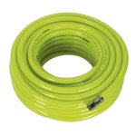 Sealey High-Visibility Air Hose with 1/4"BSP Unions 20m x 8mm