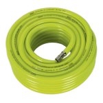 Sealey High-Visibility Air Hose with 1/4"BSP Unions 20m x 10mm