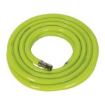 Sealey High-Visibility Air Hose with 1/4"BSP Unions 5m x 10mm