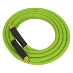 Sealey High-Visibility Hybrid Air Hose with 1/4"BSP Unions 10m x 8mm