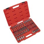 Sealey Hex Socket Bit Set 30pc 1/2"Sq Drive