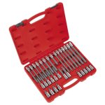 Sealey Premier Ribe Socket Bit Set 1/2"Sq Drive 32pc