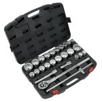 Sealey Premier Metric/Imperial Socket Set 3/4"Sq Drive 12-point 26pc