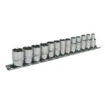 Sealey Premier Socket Set 1/4"Sq Drive 12-point 13pc