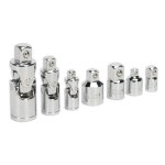 Sealey Premier Universal Joint & Socket Adaptor Set 1/4", 3/8" & 1/2"Sq Drive 7pc