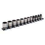 Sealey Premier Black Lock-OnSocket Set 3/8"Sq Drive 12pc