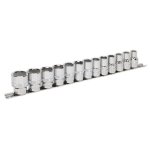 Sealey Premier Lock-On Socket Set 1/2"Sq Drive 13pc