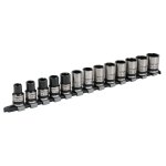 Sealey Premier Black Lock-On Socket Set 1/2"Sq Drive 13pc