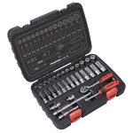 Sealey Lock-On Socket Set 1/4"Sq Drive 32pc