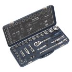 Sealey Premier Lock-On Socket Set 1/2"Sq Drive 26pc