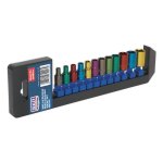 Sealey Premier Multi-Coloured Socket Set 1/4"Sq Drive 12pc